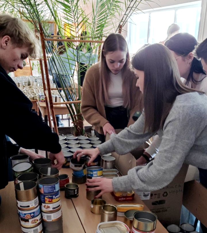 Підготовка банок для окопних свічок